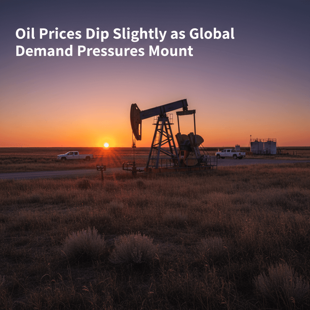 Oil Prices Dip Slightly as Global Demand Pressures Mount - Bakken Wire