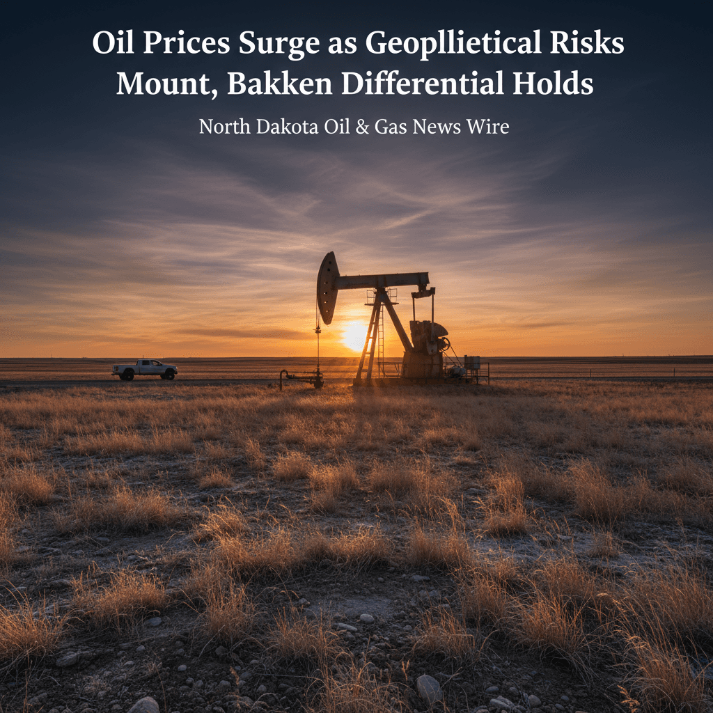 Oil Prices Surge as Geopolitical Risks Mount, Bakken Differential Holds - Bakken Wire