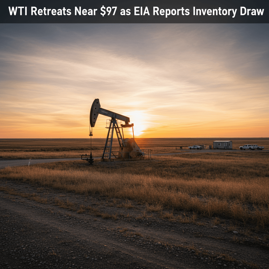 WTI Retreats Near $97 as EIA Reports Inventory Draw - Bakken Wire