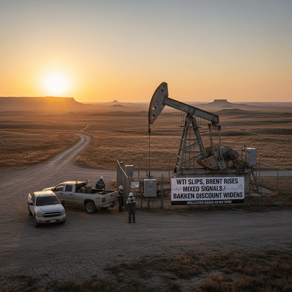 WTI Slips, Brent Rises Amid Mixed Signals; Bakken Discount Widens - Bakken Wire
