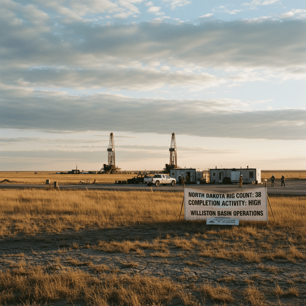 North Dakota Rig Count Holds at 38 Amid Increased Completion Activity - Bakken Wire