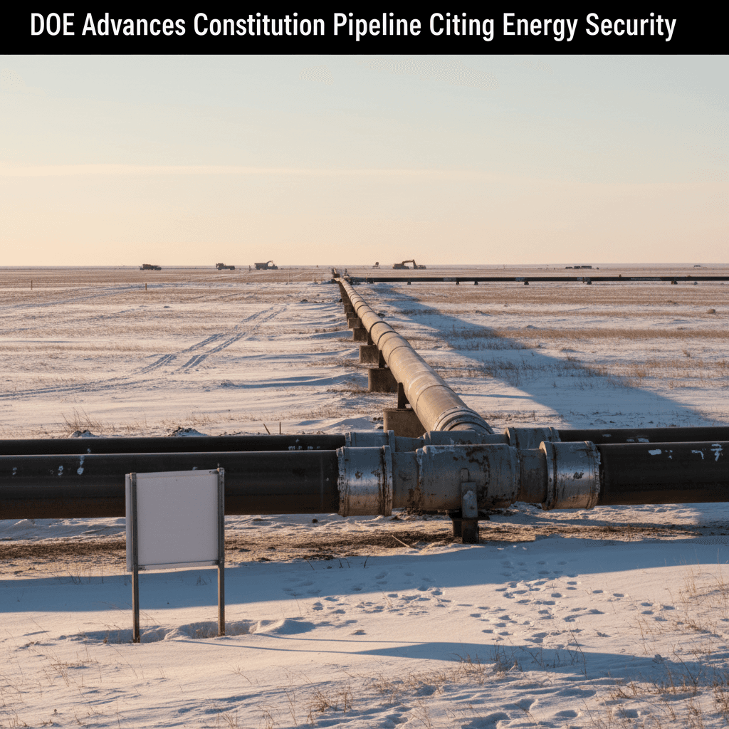 DOE Advances Constitution Pipeline Citing Energy Security - Bakken Wire