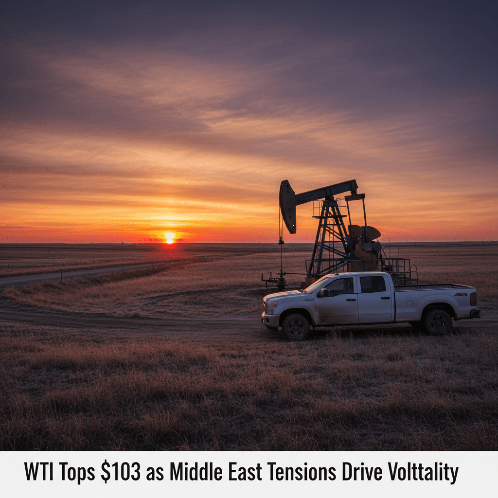 WTI Tops $103 as Middle East Tensions Drive Volatility - Bakken Wire