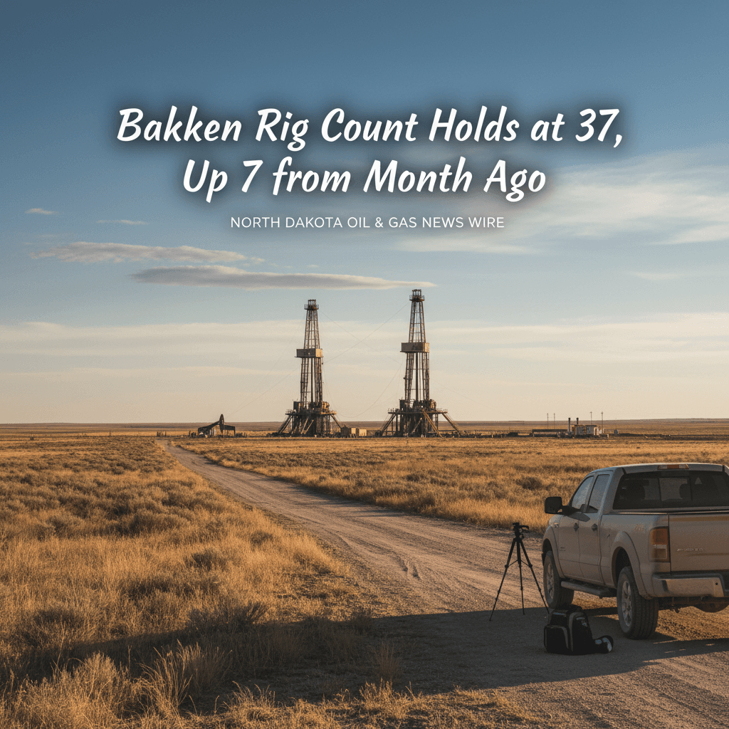 Bakken Rig Count Holds at 37, Up 7 from Month Ago - Bakken Wire
