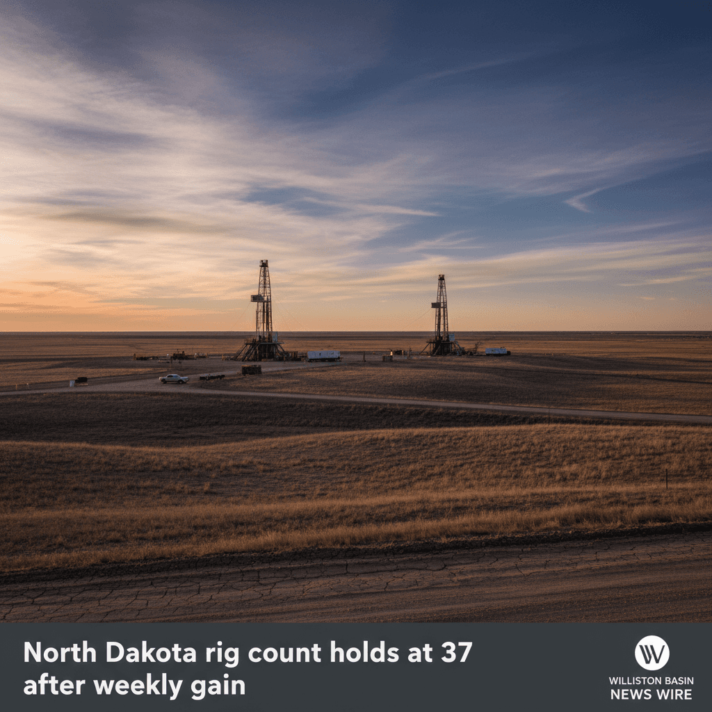 North Dakota rig count holds at 37 after weekly gain - Bakken Wire