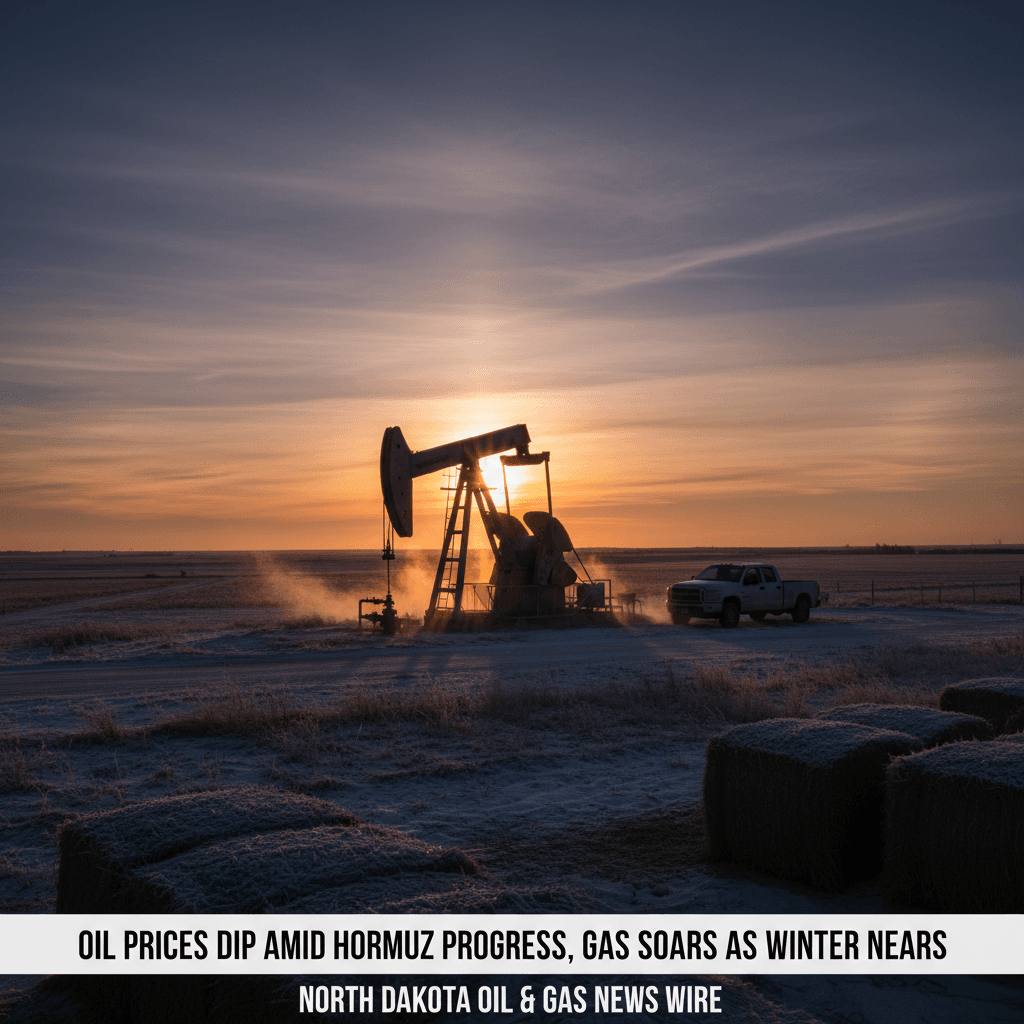 Oil Prices Dip Amid Hormuz Progress, Gas Soars as Winter Nears - Bakken Wire