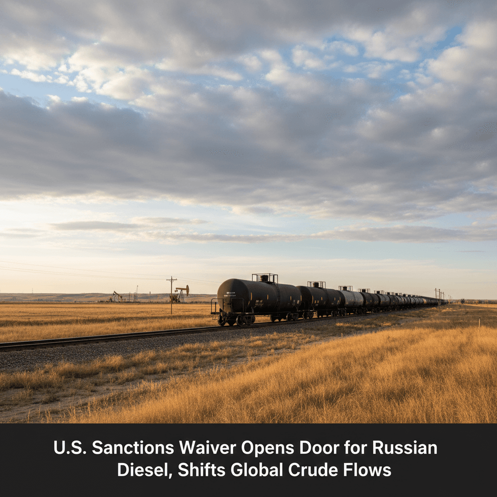 U.S. Sanctions Waiver Opens Door for Russian Diesel, Shifts Global Crude Flows - Bakken Wire