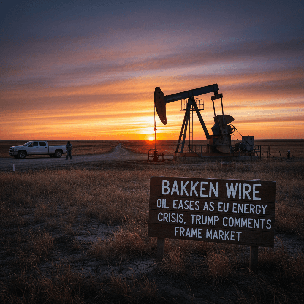 Bakken Wire: Oil Eases as EU Energy Crisis, Trump Comments Frame Market - Bakken Wire