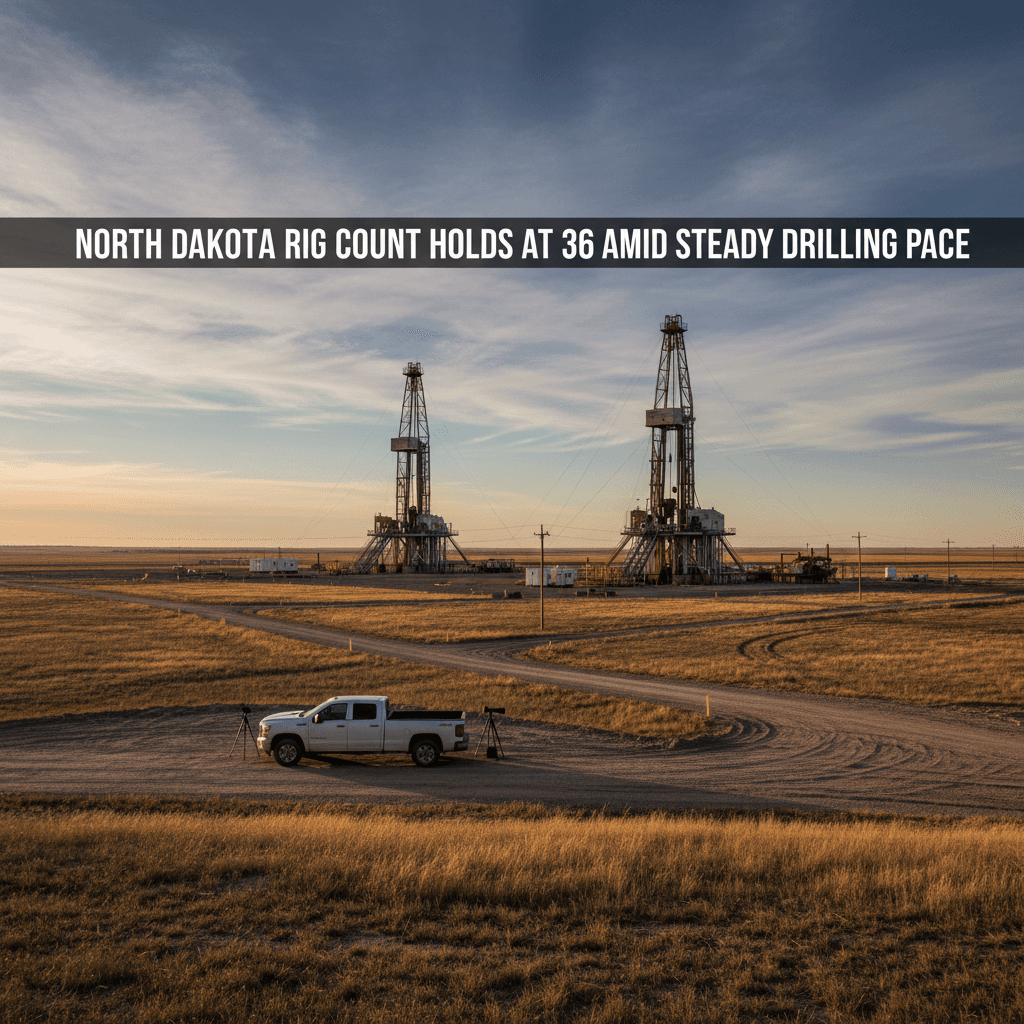 North Dakota Rig Count Holds at 36 Amid Steady Drilling Pace - Bakken Wire
