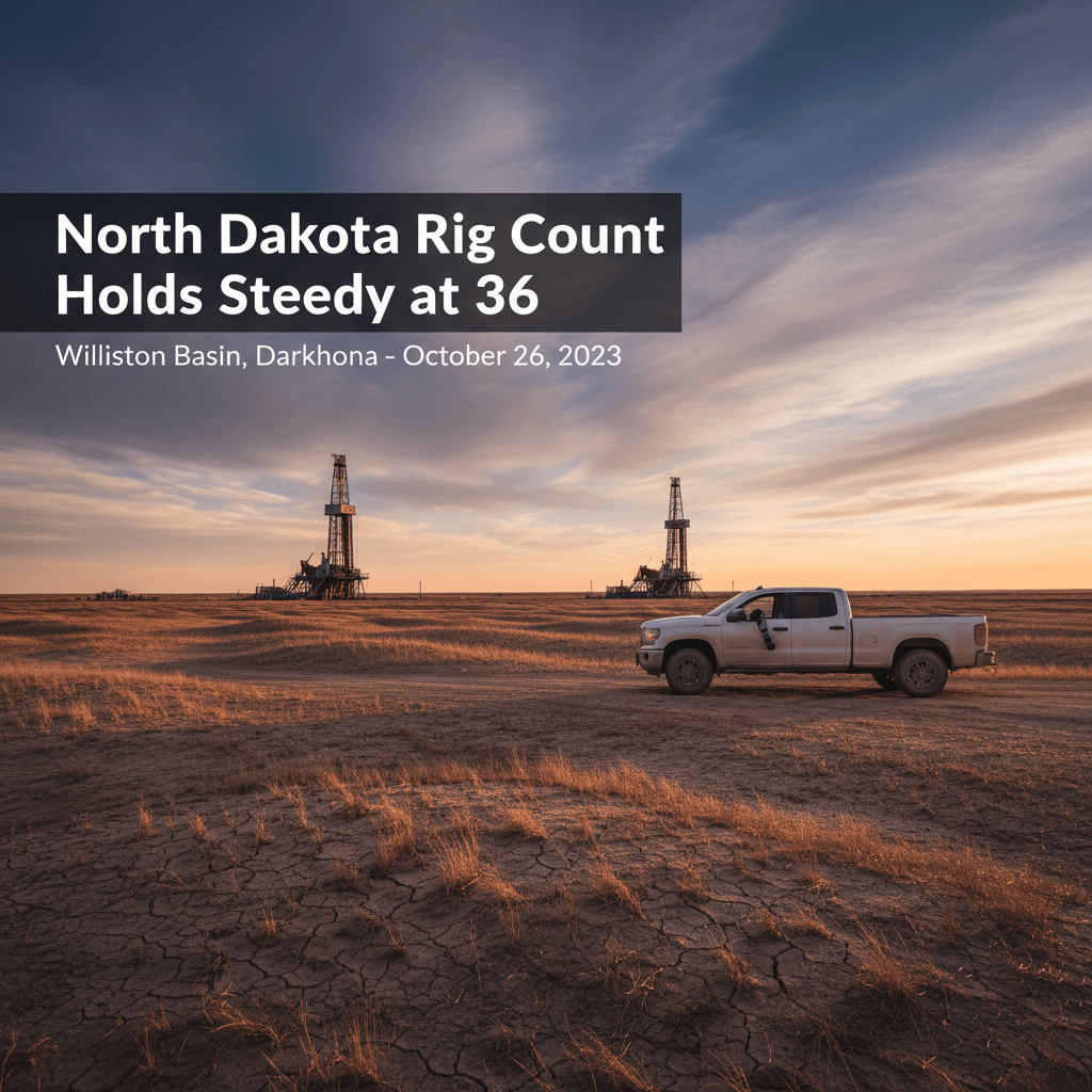 North Dakota Rig Count Holds Steady at 36 - Bakken Wire