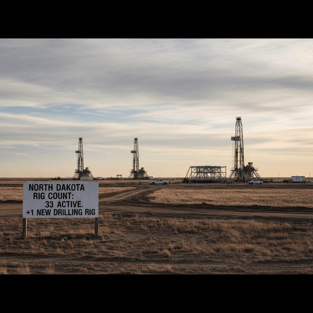 North Dakota Rig Count Holds at 33, Adds One New Drilling Rig - Bakken Wire