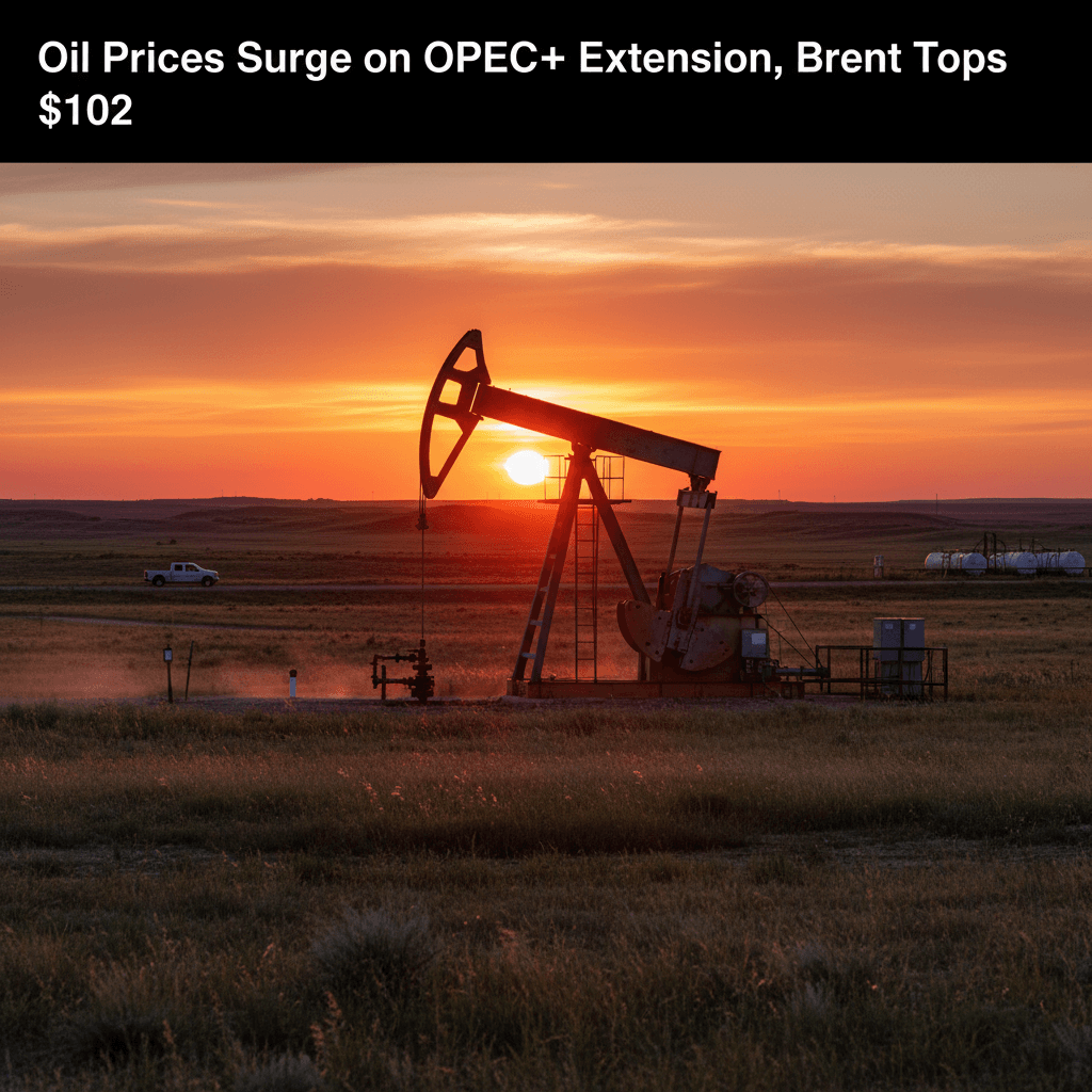 Oil Prices Surge on OPEC+ Extension, Brent Tops $102 - Bakken Wire