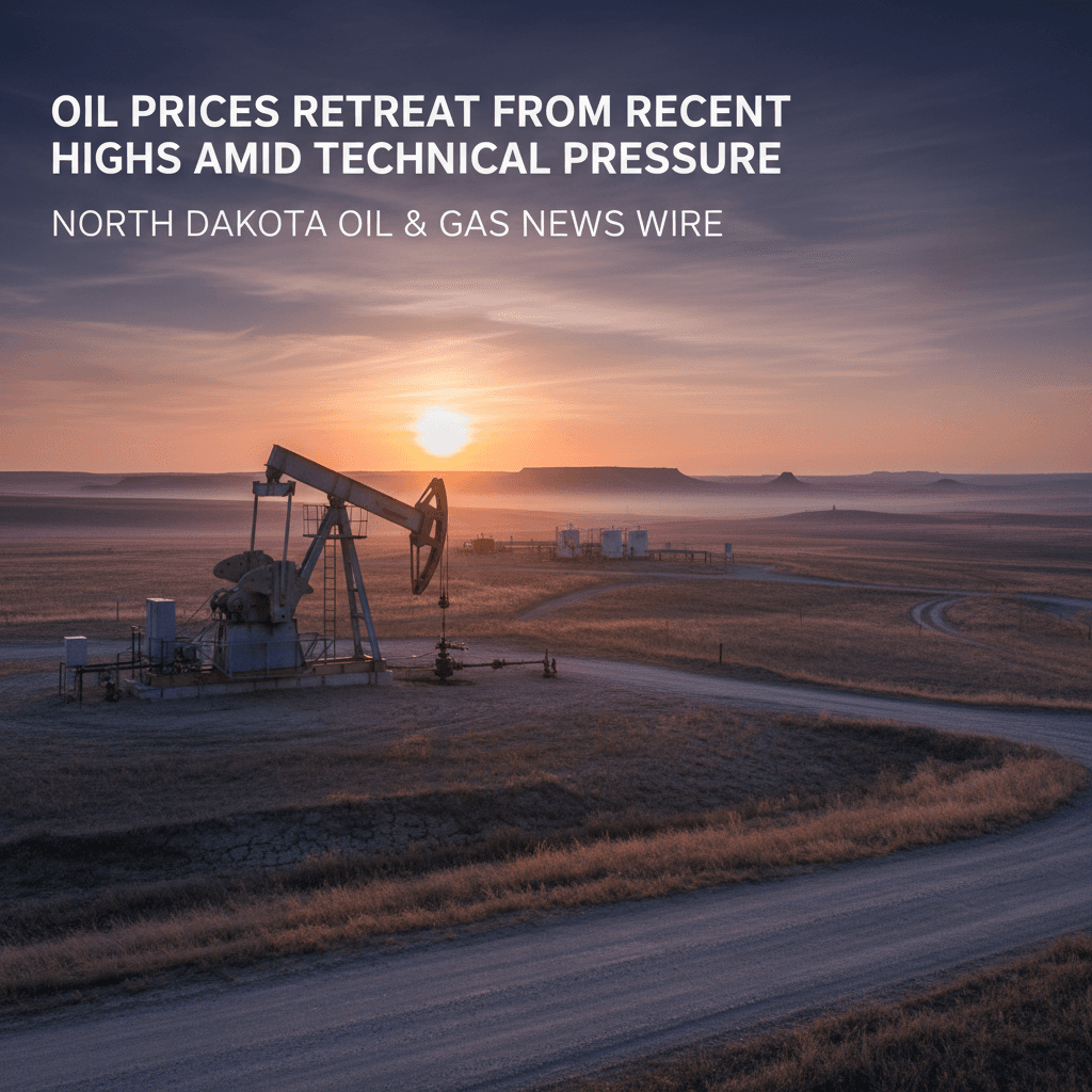 Oil Prices Retreat From Recent Highs Amid Technical Pressure - Bakken Wire