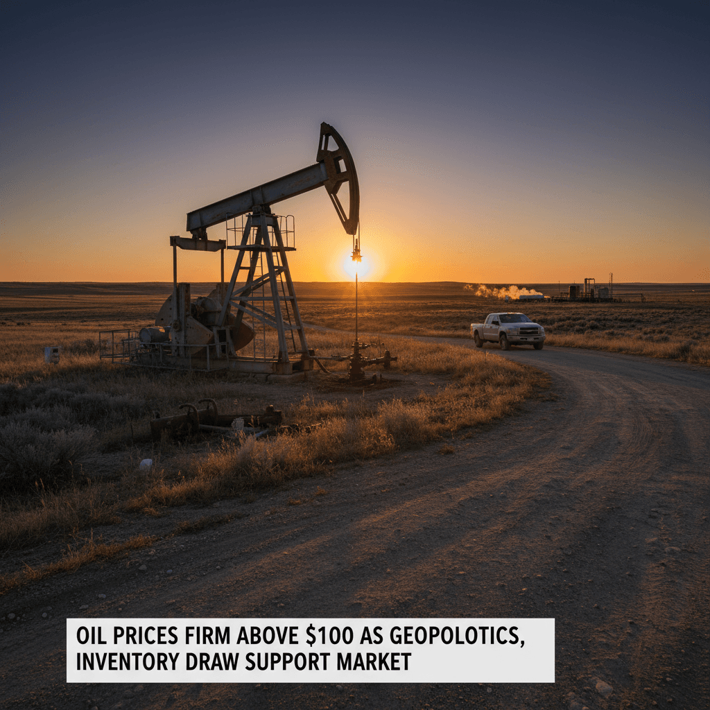 Oil Prices Firm Above $100 as Geopolitics, Inventory Draw Support Market - Bakken Wire