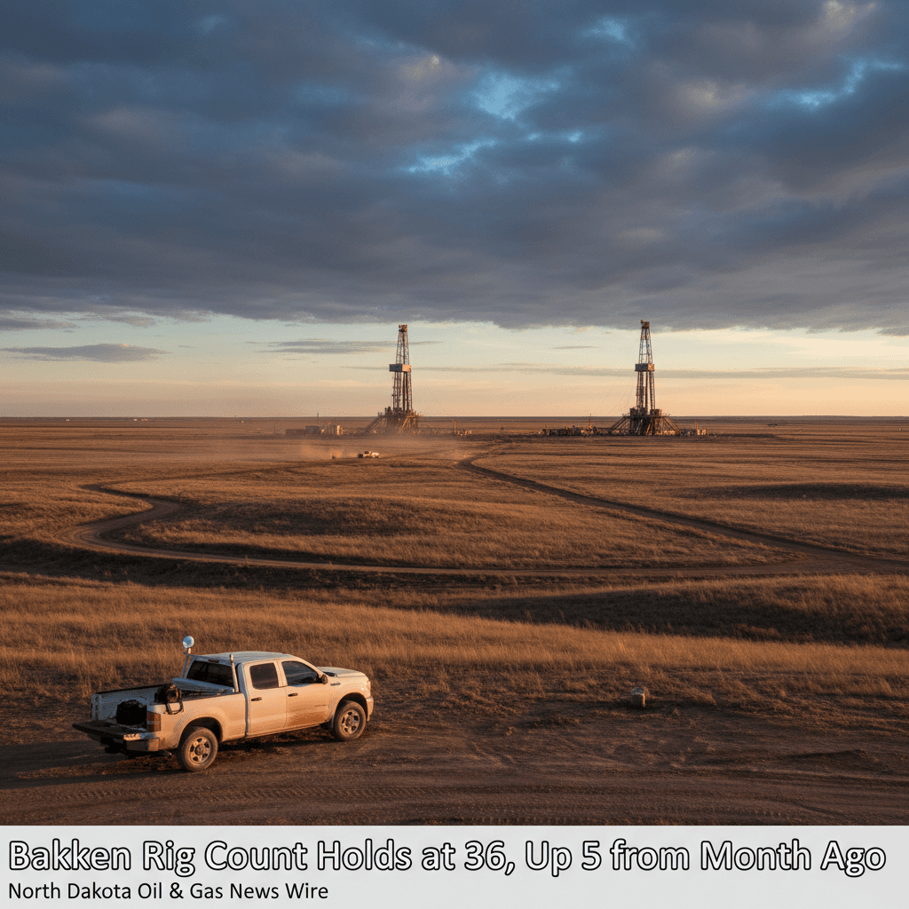 Bakken Rig Count Holds at 36, Up 5 from Month Ago - Bakken Wire