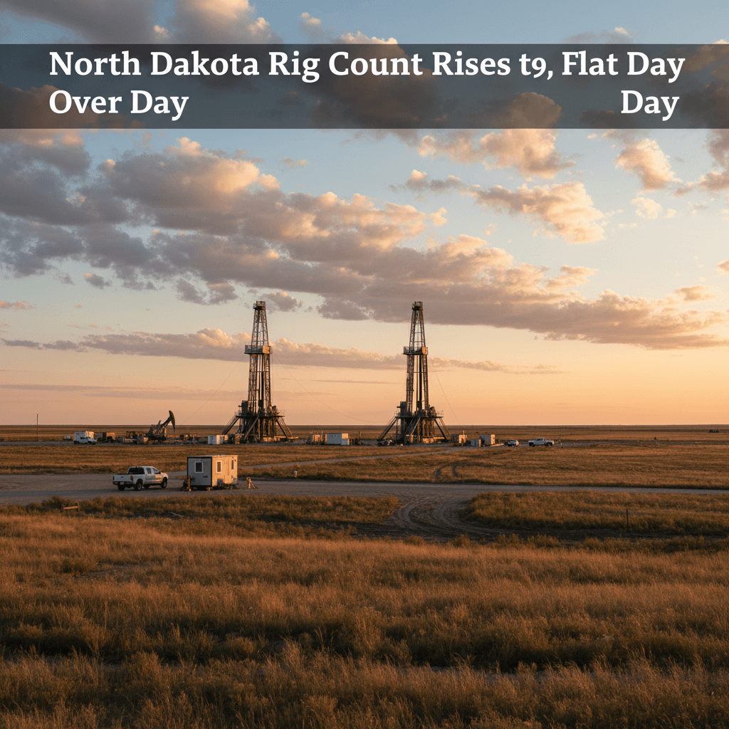 North Dakota Rig Count Rises to 39, Flat Day Over Day - Bakken Wire